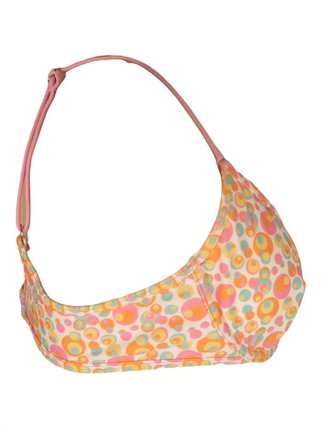 Weekend Spot Bikini Top, bubble dot underwire bikini. Alternate view.