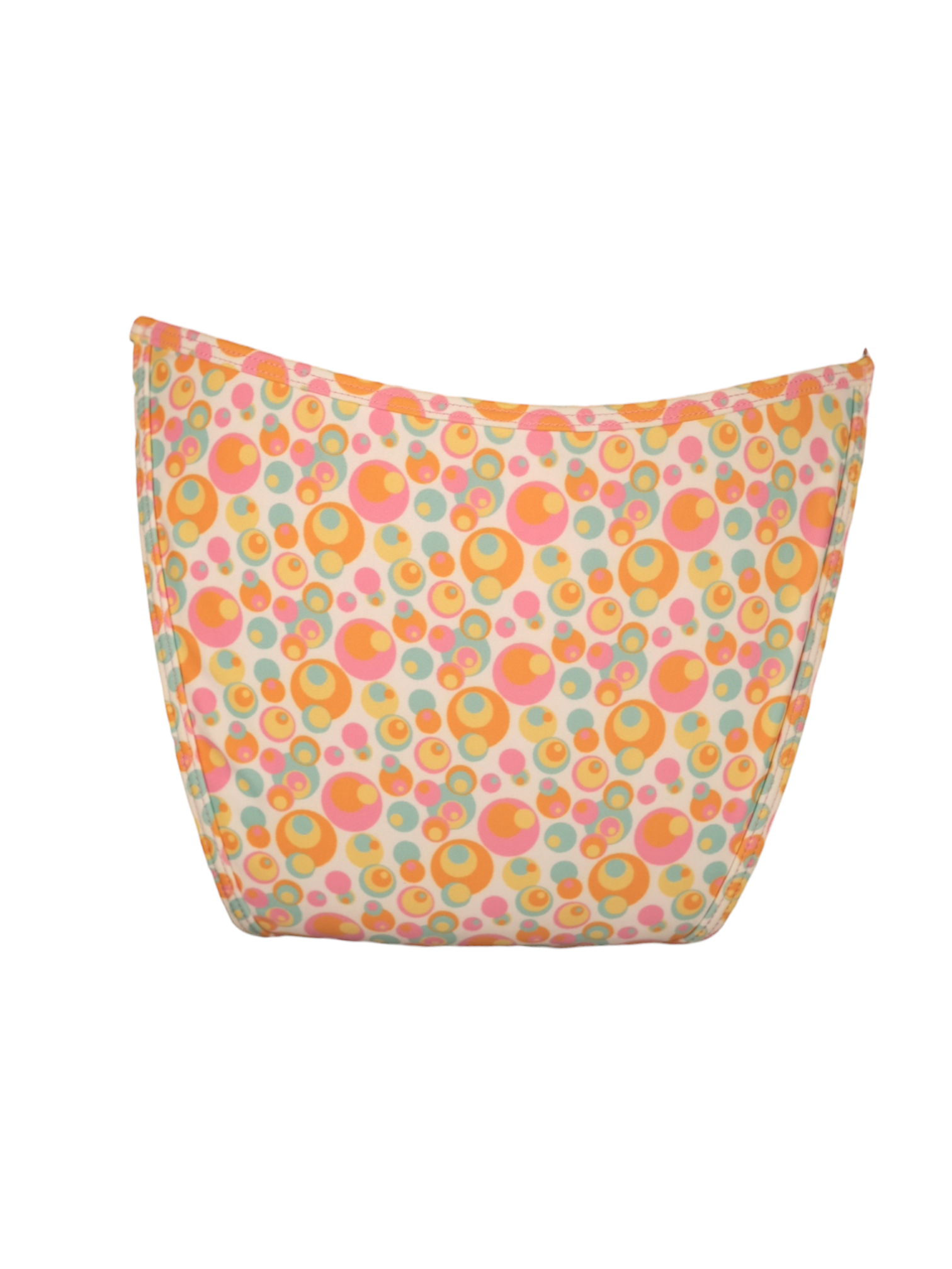 Weekend Spot Bikini Bottom in bubble dot print. Back view.