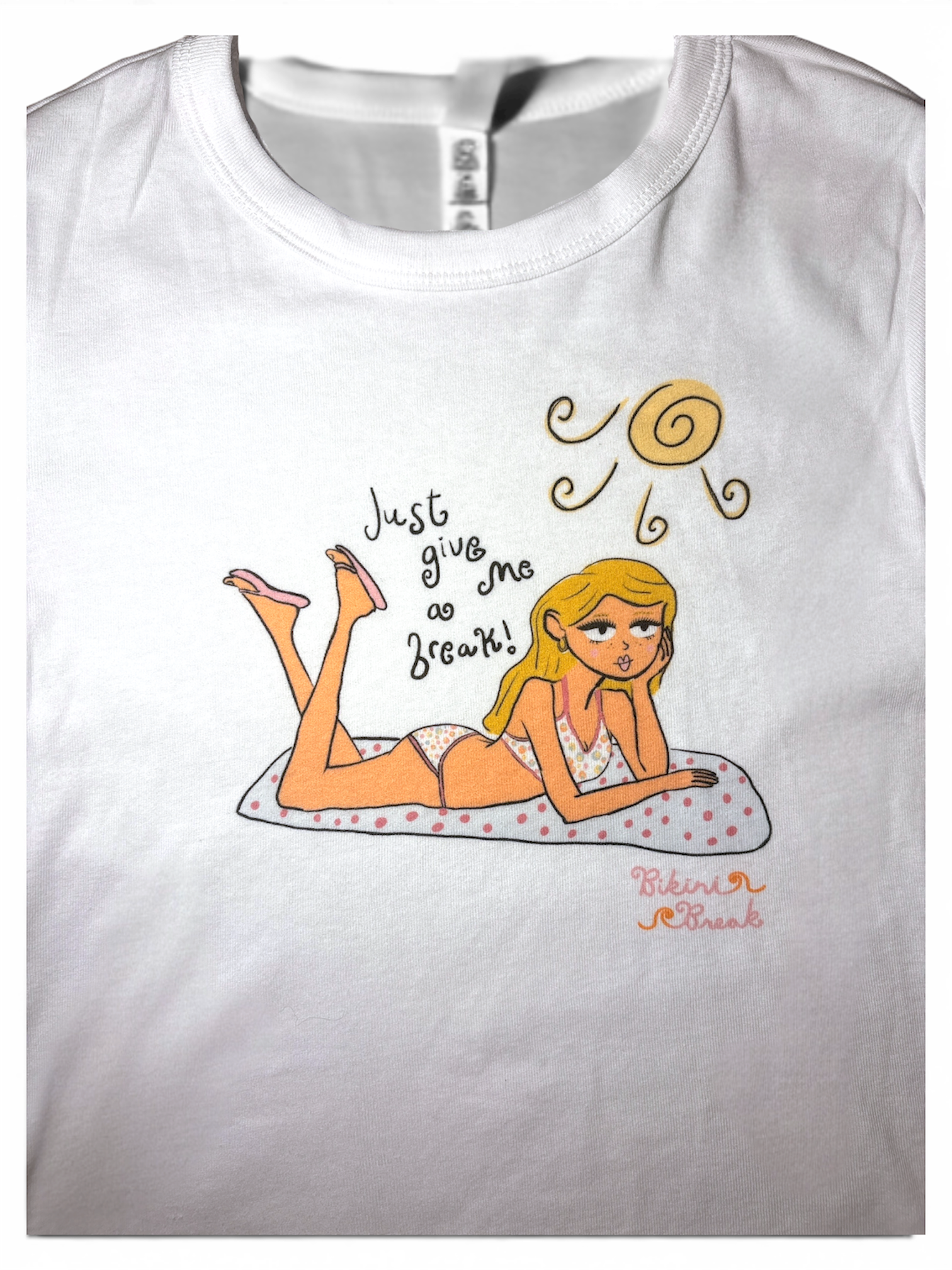 Shelly Just Give Me a Break! Baby Tee